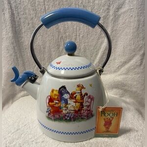 Simply Pooh Time for a Little Something Tea Kettle NWT